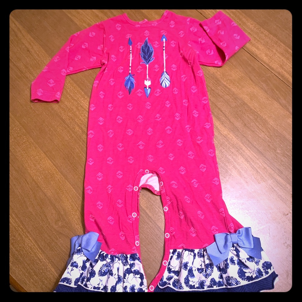 Ricrac&Ruffles Romper (24m)